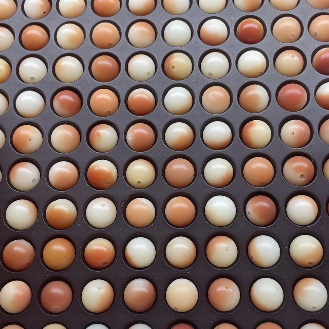 吊坠白玉菩提11精品微醺野枚100颗