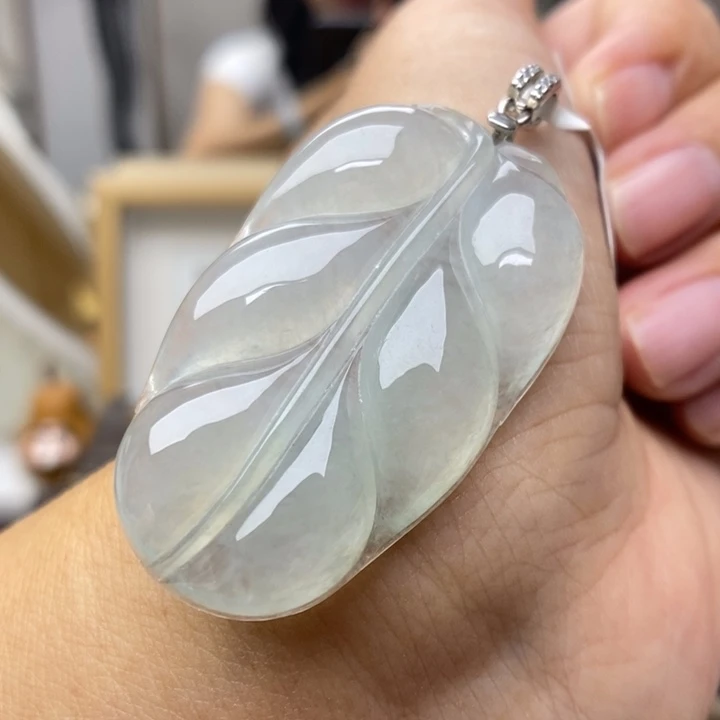 【闪购商品】颈饰银S925镶嵌翡翠34