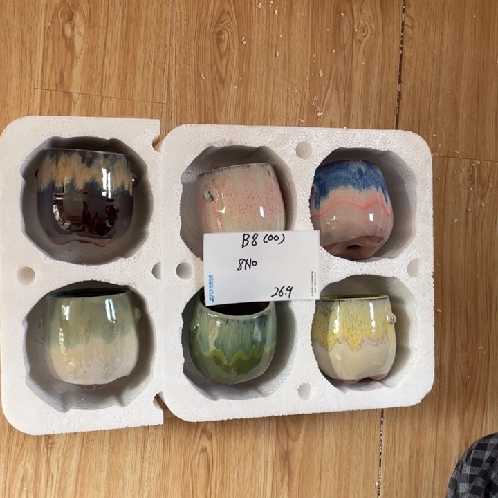 粗陶多肉花盆微瑕800