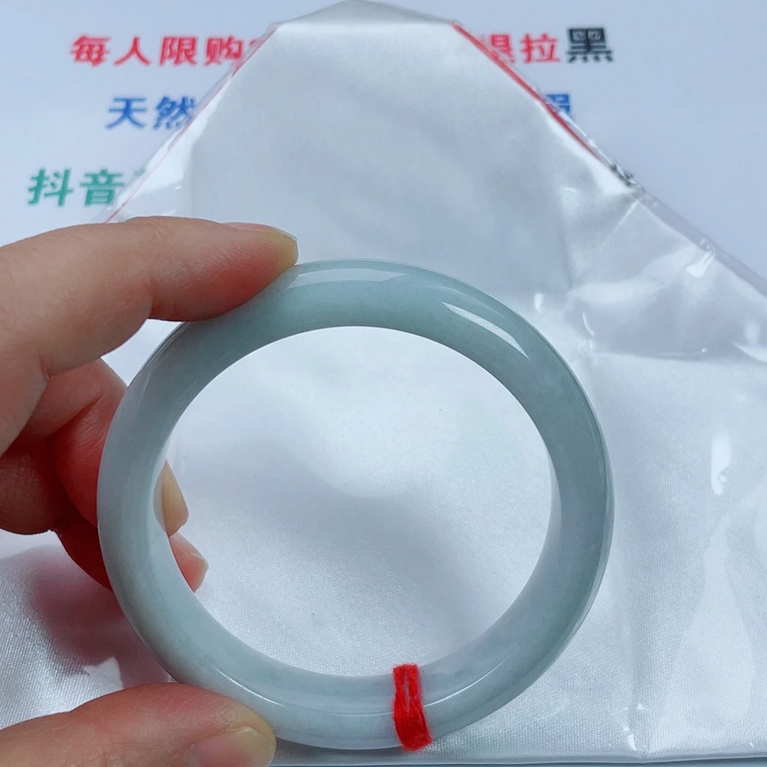 翡翠未镶嵌手镯天然翡翠手镯58.9