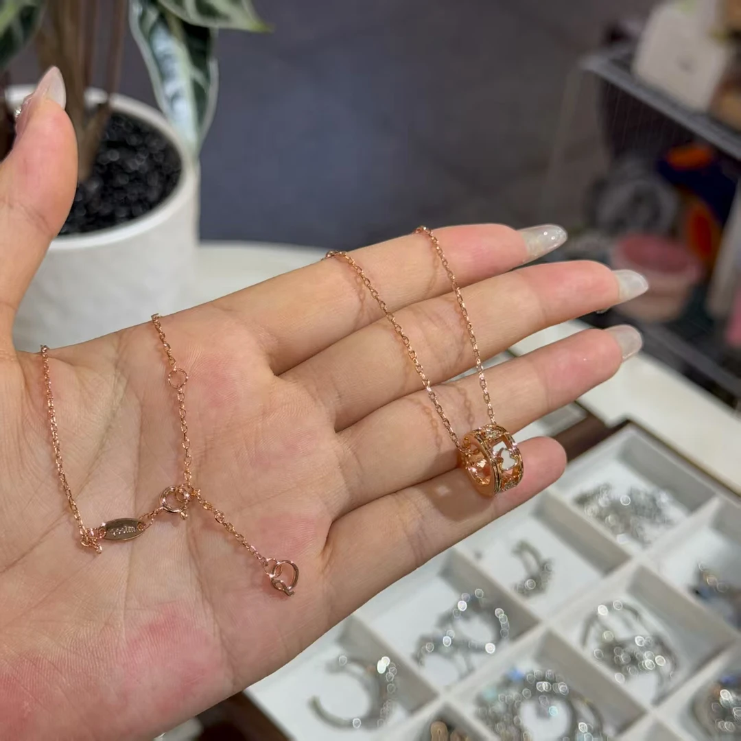 铜合金项链 高定葫芦万花筒ins风项链115