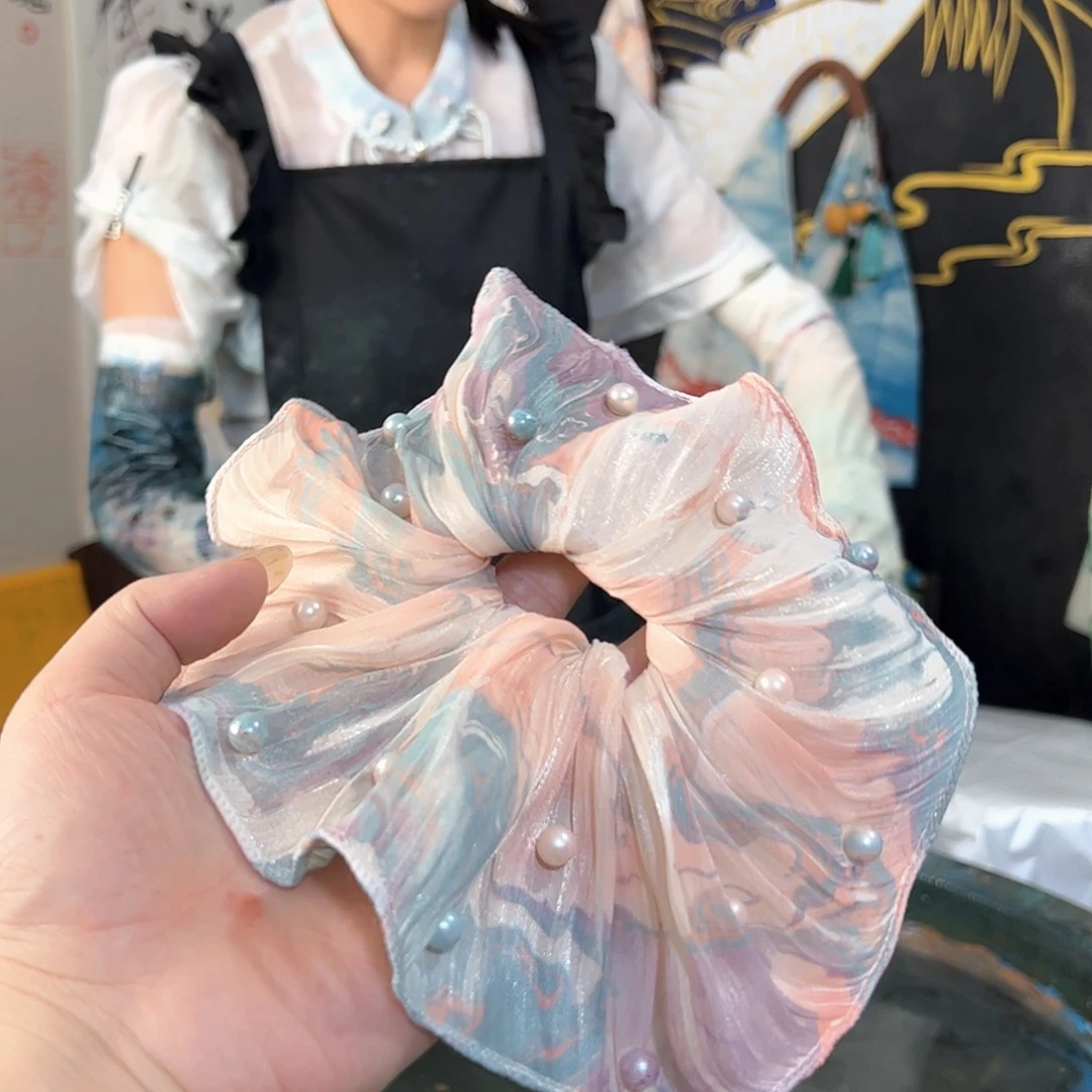 519精品珍珠发圈手作饰品