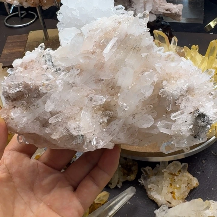 清***浅未镶嵌水晶珠宝半成品