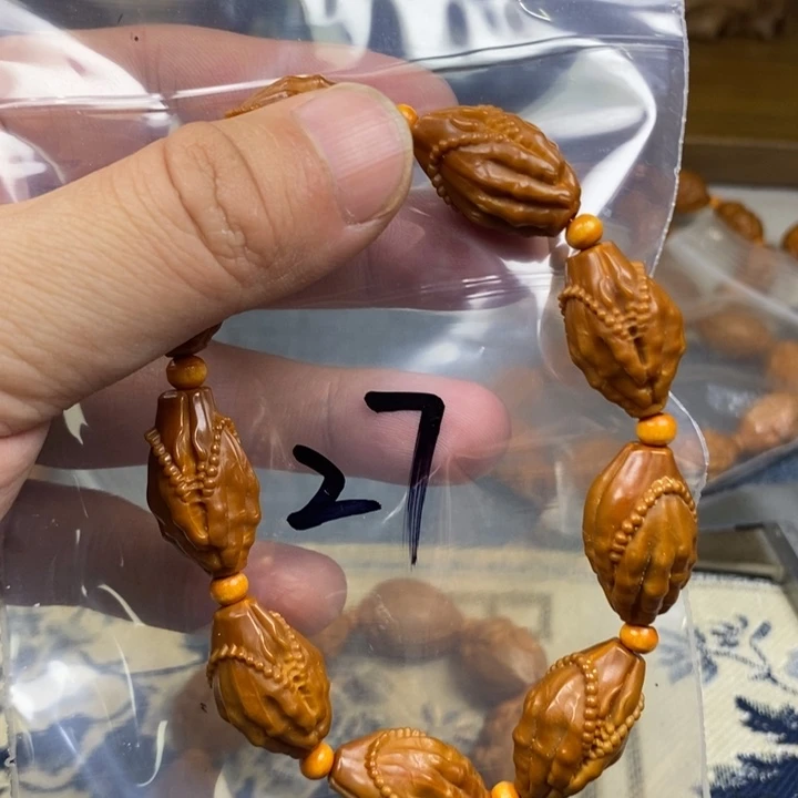橄榄核手串/手链橄榄核雕工艺手串