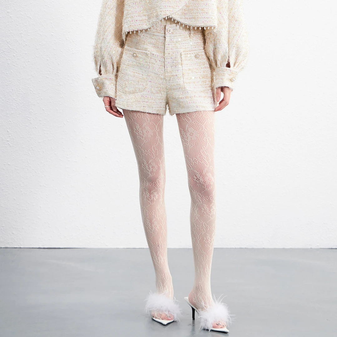 【沈大大甄选】EVA OUXIU/伊华欧秀小香风短裤45WLK5656