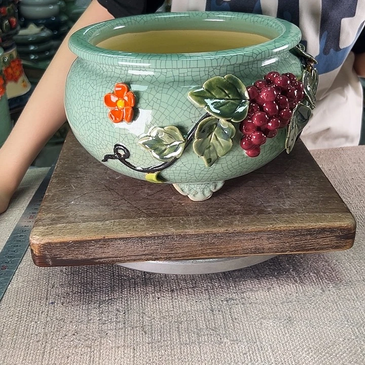泳坤堂石湾盆陶瓷