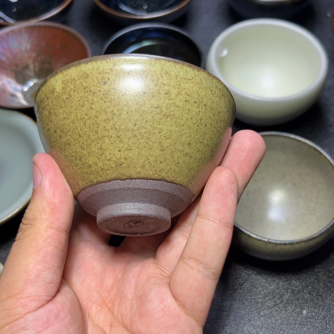 禅***月茶盏48建窑建盏主人杯