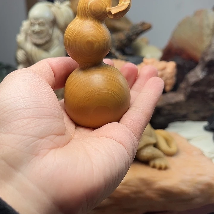 东北石松花石摆件