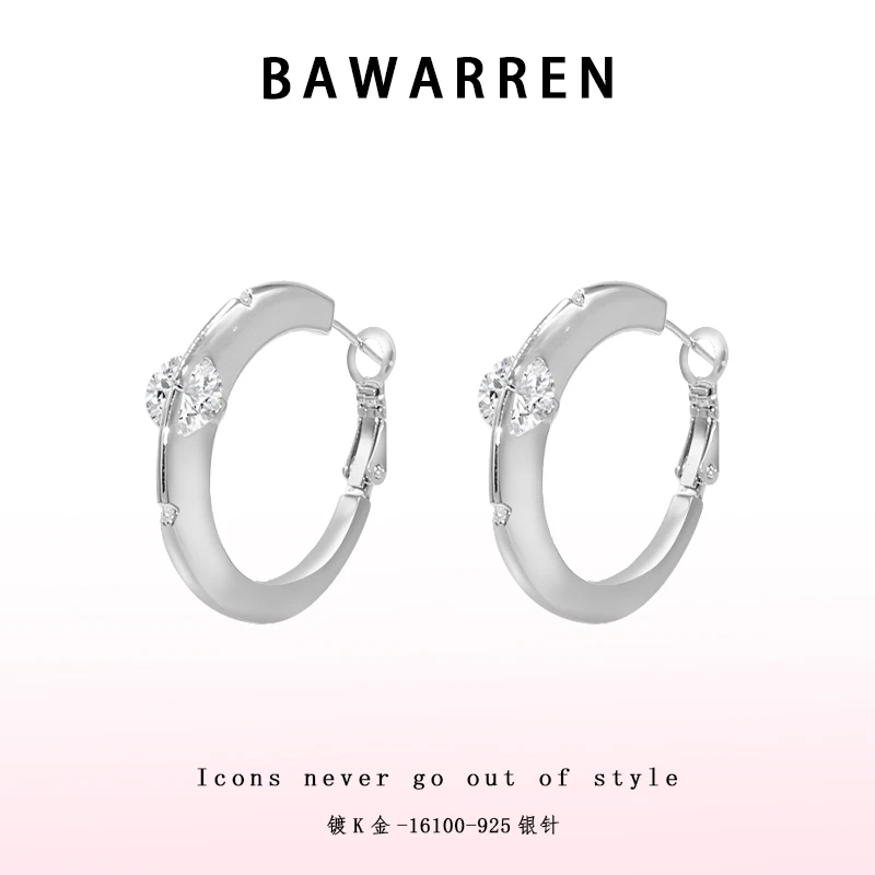 Bawarren 镀K金 16100-【行星】轻奢时尚百搭耳环