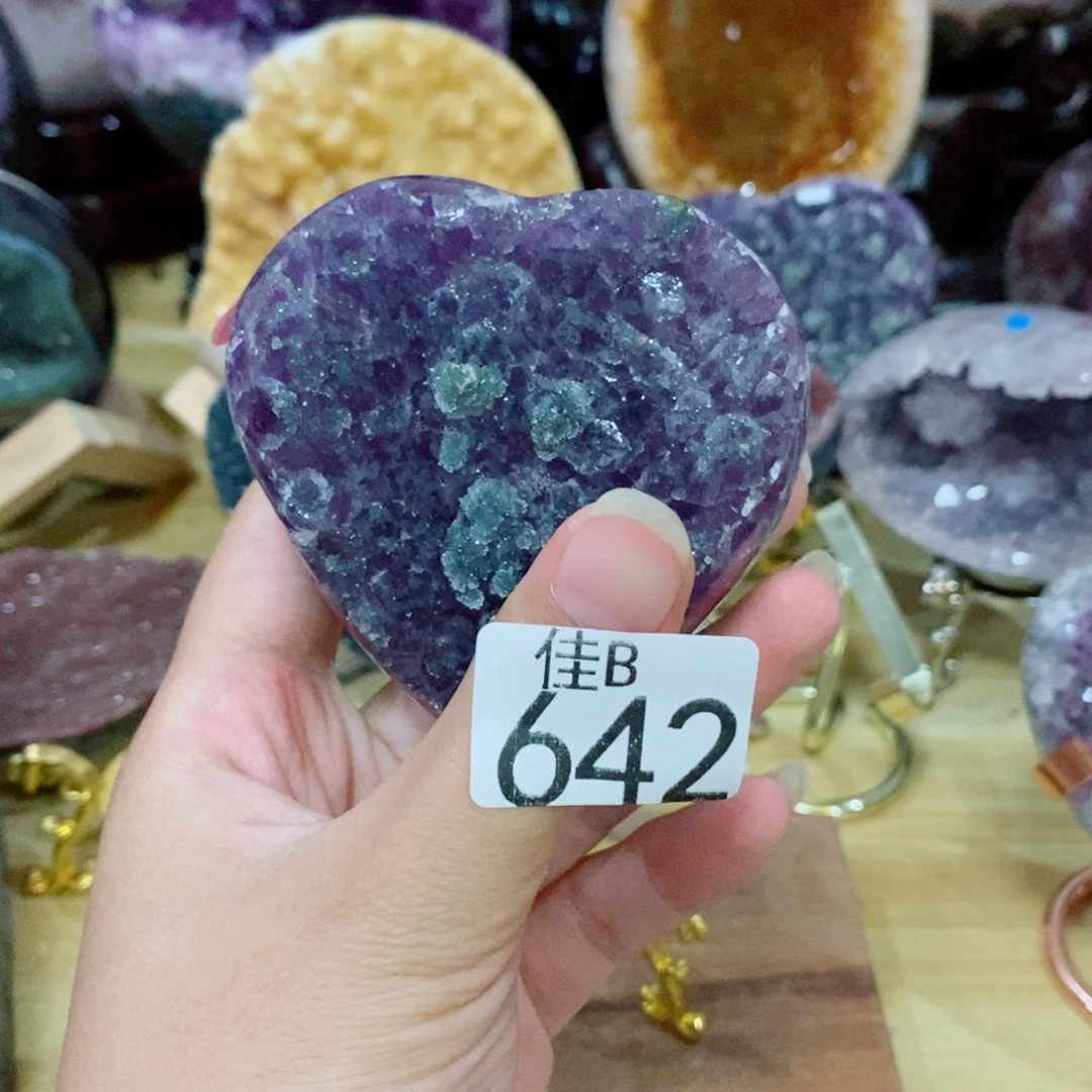 未镶嵌紫晶大型摆件（非配饰）小***?