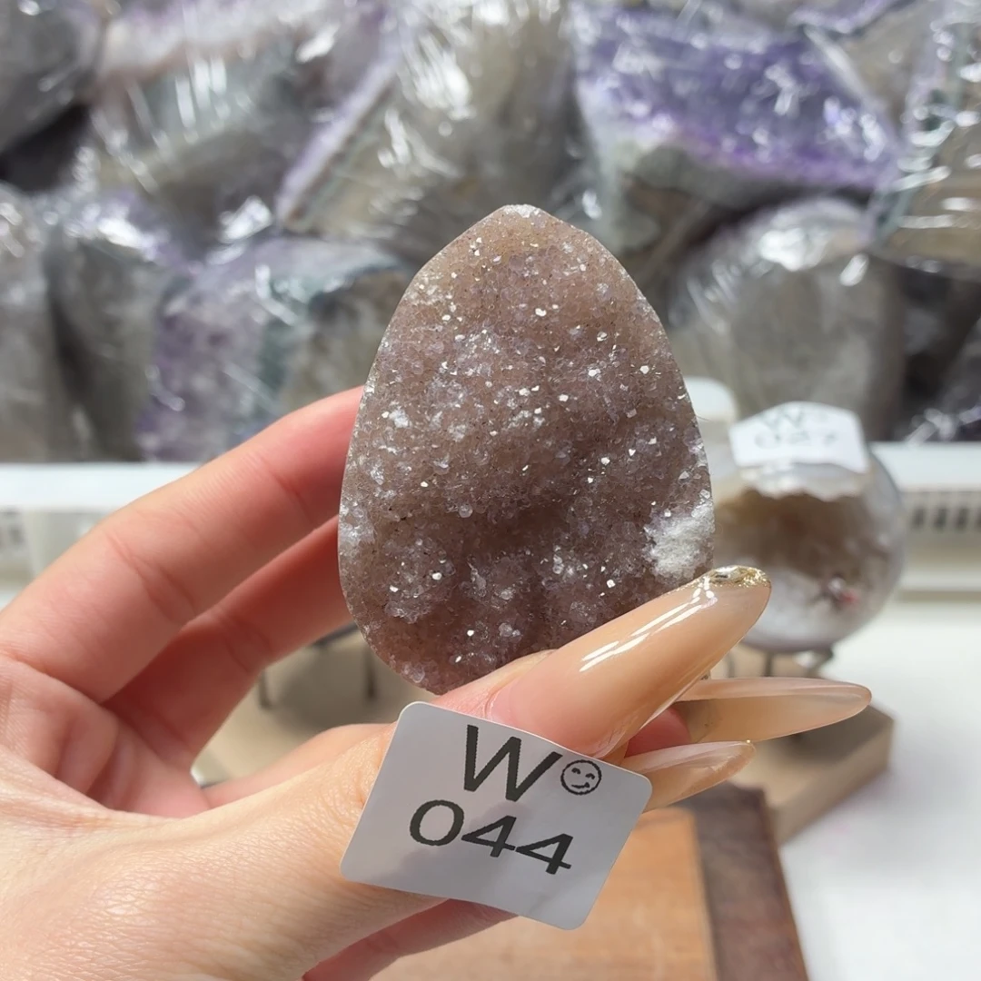 紫晶未镶嵌摆件紫水晶