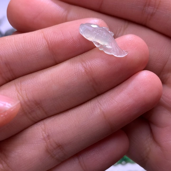 未镶嵌定制翡翠鱼