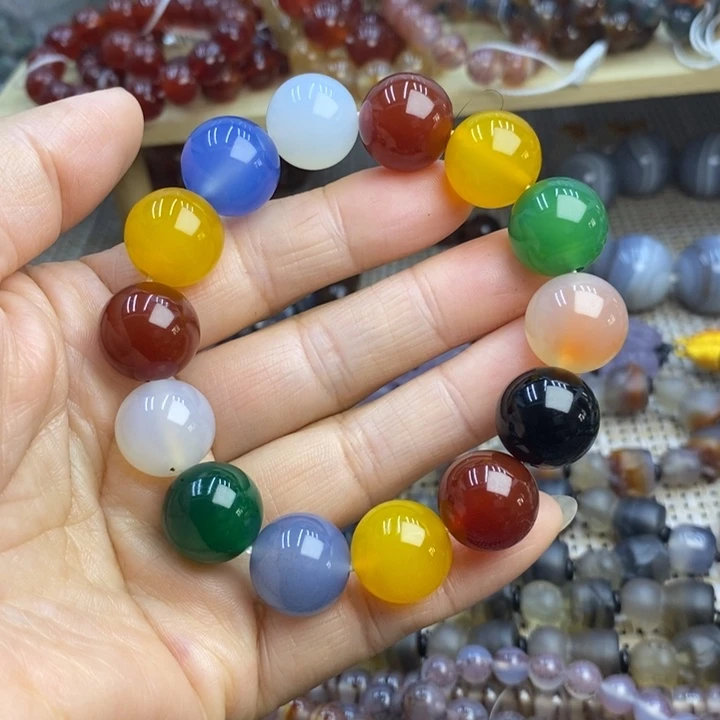 玛瑙/玉髓未镶嵌手链