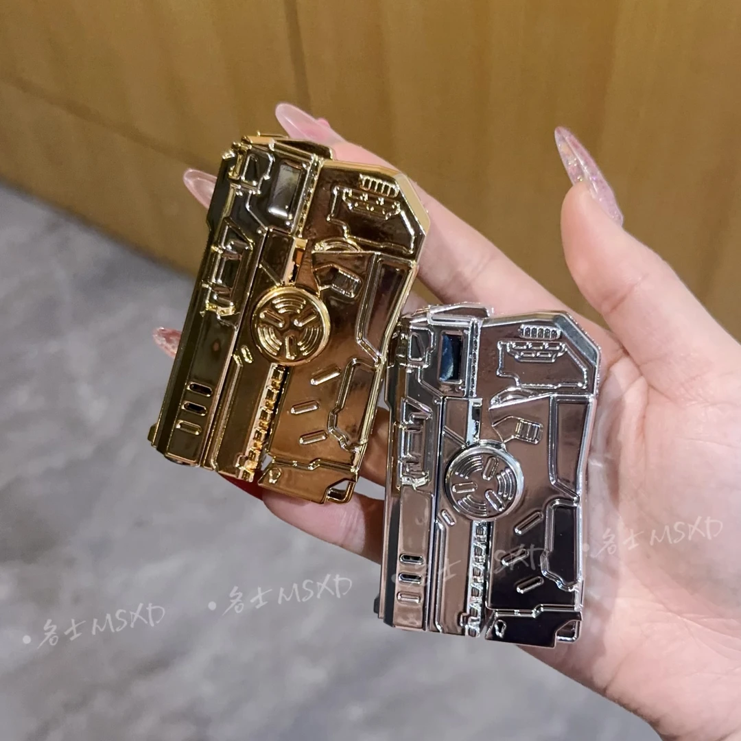 新款金属陀螺枪折叠旋转解压打火机防风变形创意个性送男友礼物潮