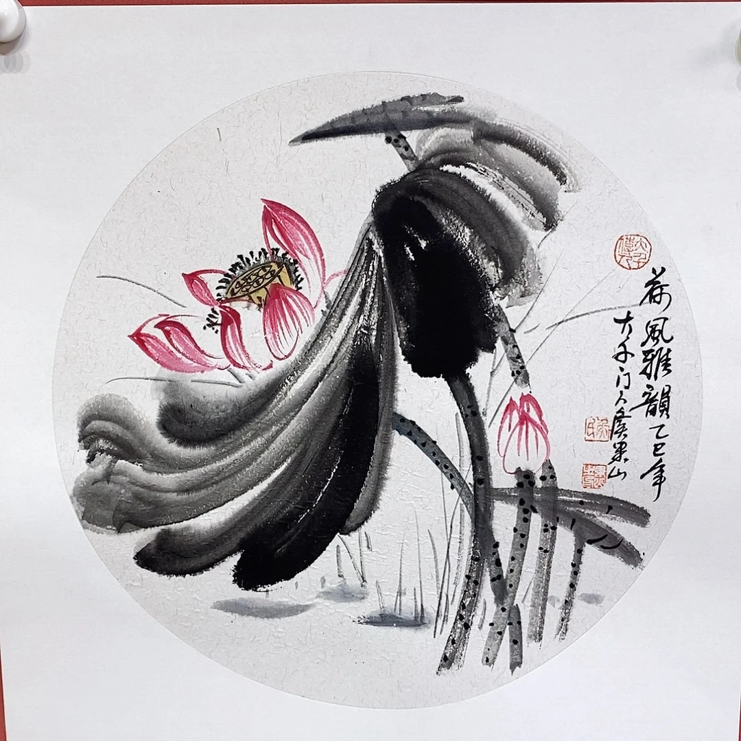 国画大风堂嫡传-侯果山老师作品路