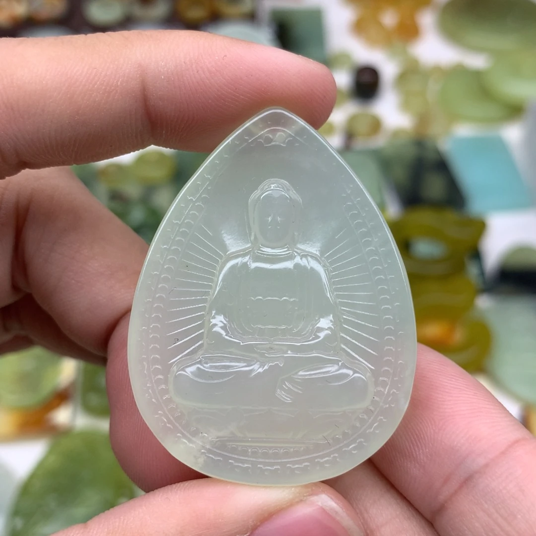 岫玉未镶嵌吊坠(不含链)