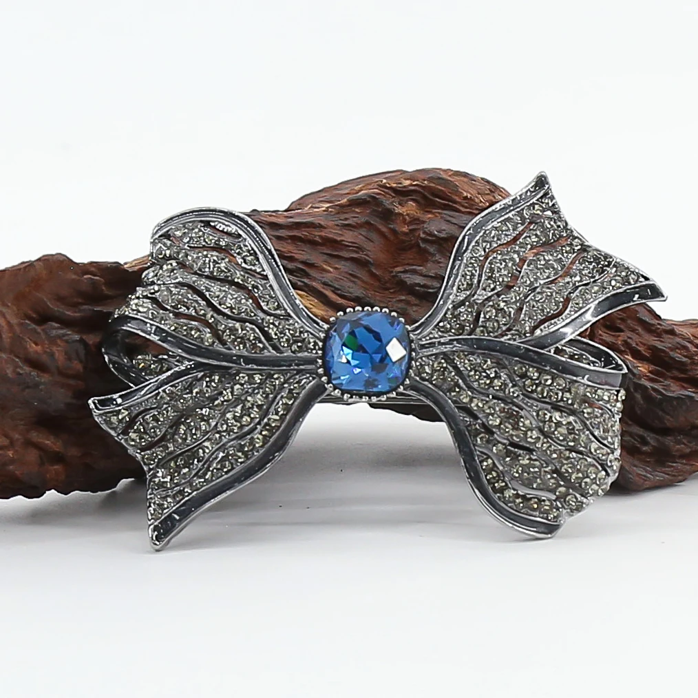 2039时尚简约蝴蝶结一字夹发夹