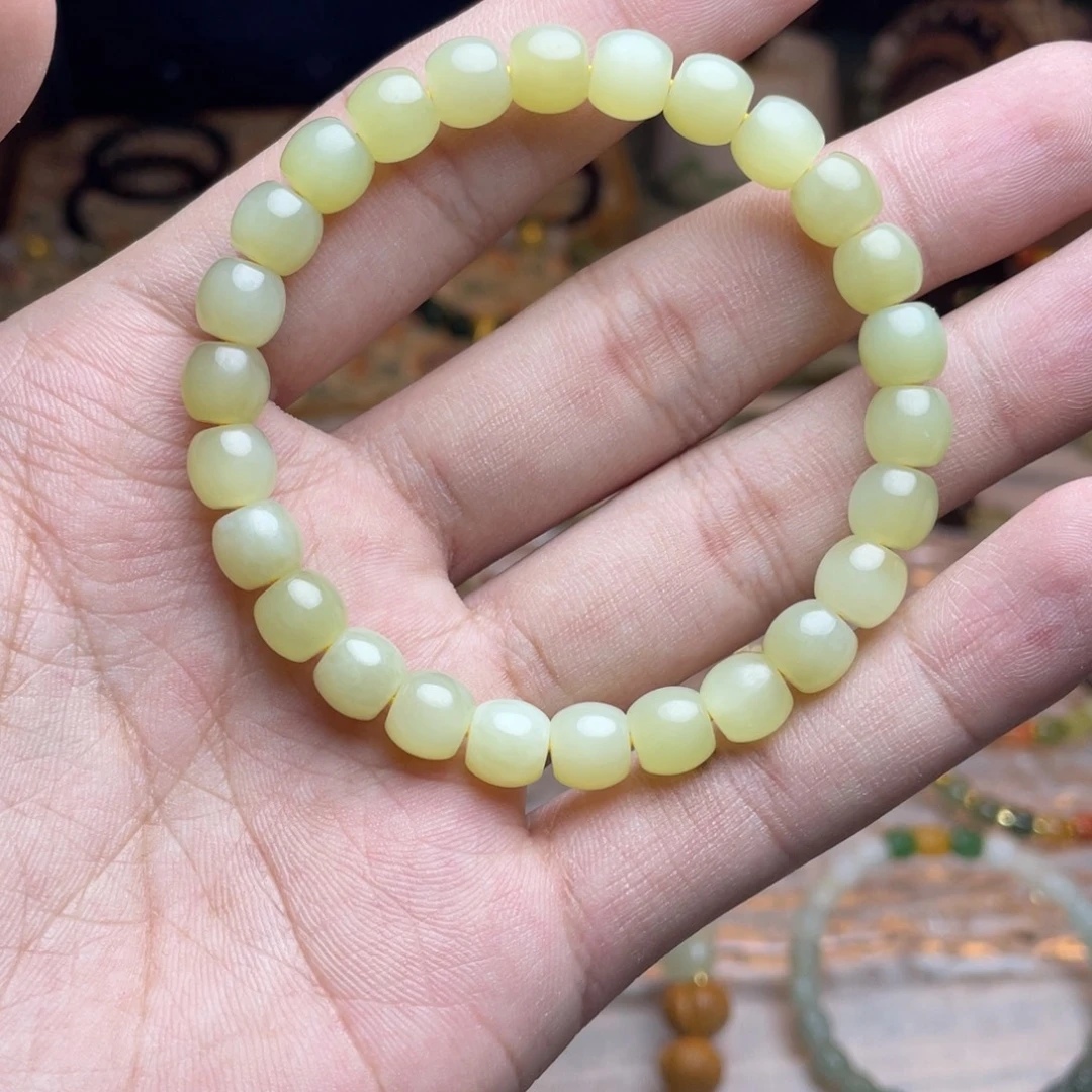 和田玉未镶嵌手链