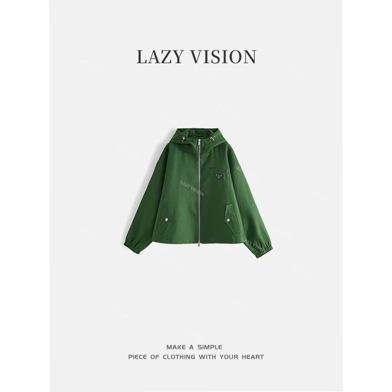 LAZYVISION亚麻休闲女士外套ZMD-24453