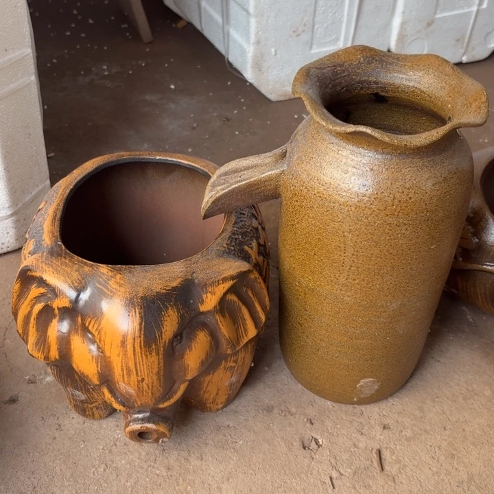 紫砂花盆口径13/27，15/24/16进水口1.5l厘米