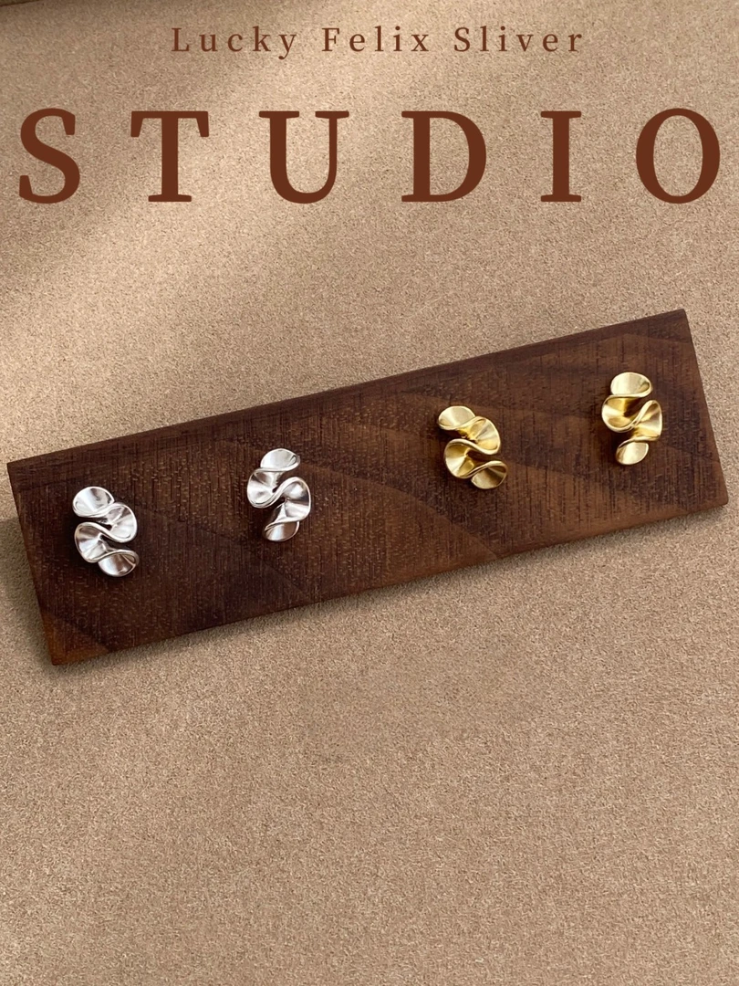 925银耳饰 L&F【荷叶边边】通体S925纯银INS轻奢耳饰小众独特耳钉