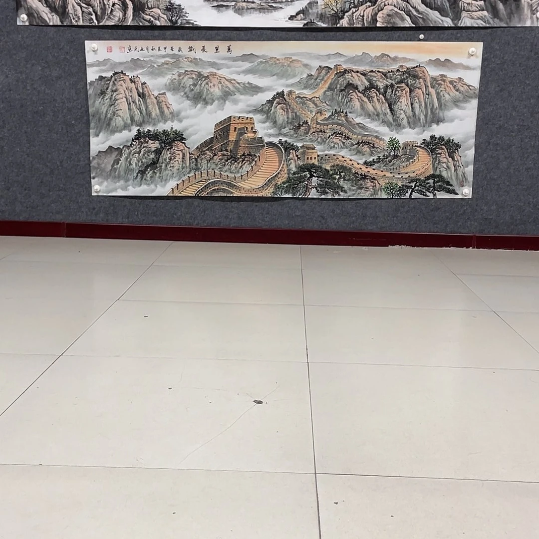 国画铃*小六尺画芯 孤品漏