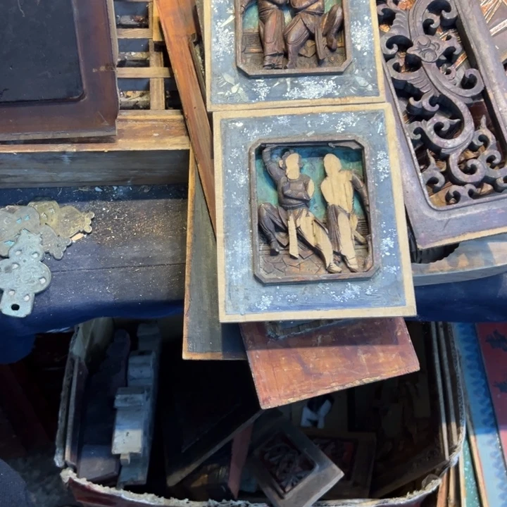 香榧木静**?老木雕花板艺术