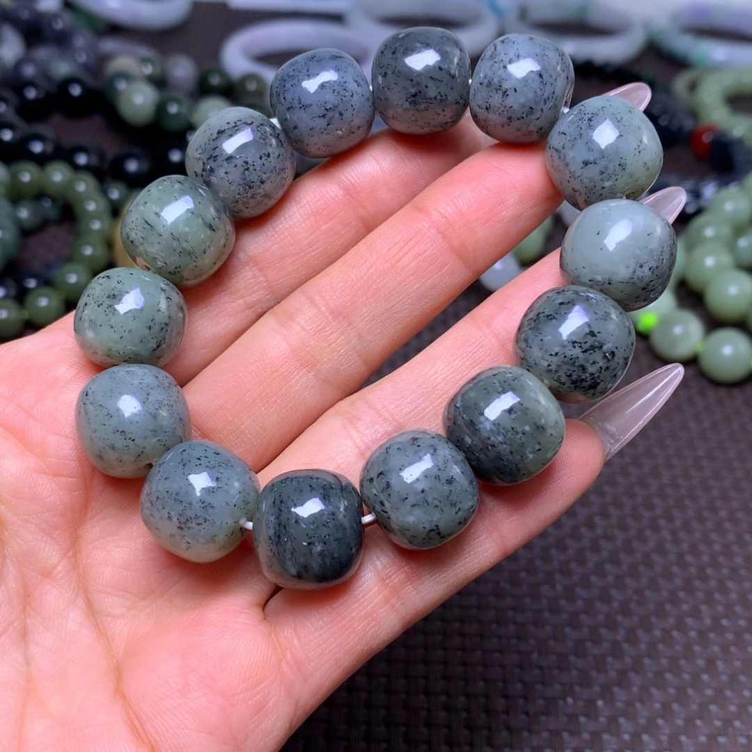 未镶嵌手串和田玉卡16