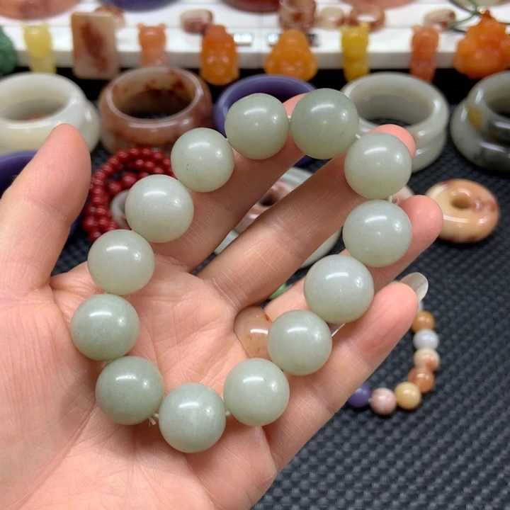 石英质玉未镶嵌手链