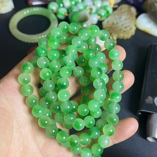 把件白玉菩提一个