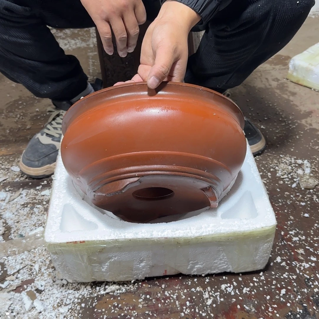 紫砂花盆口径25.11口径