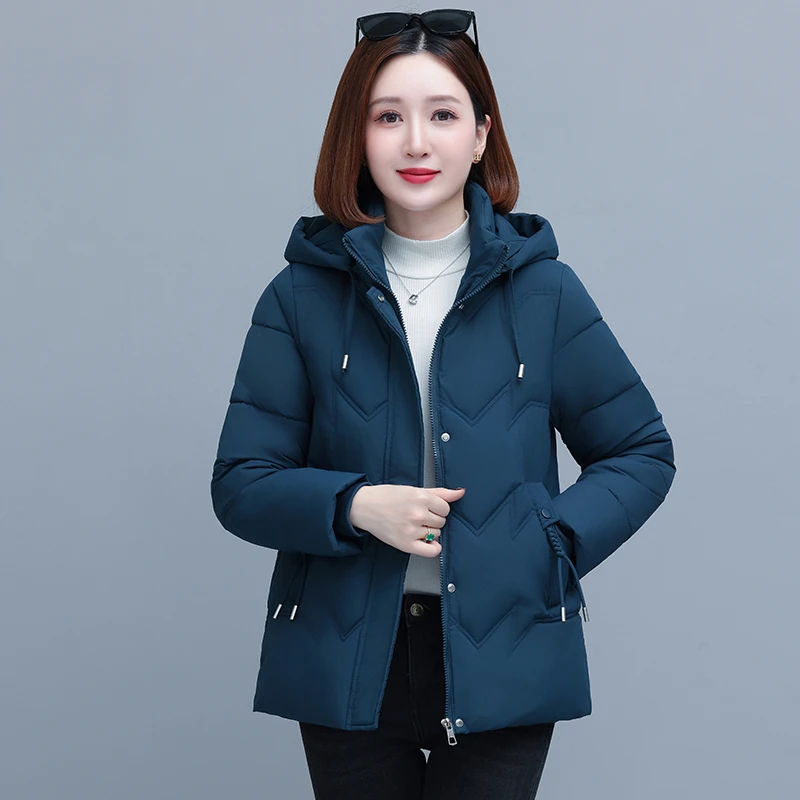 冬季棉衣棉服女款2025新款时尚洋气中年妈妈加厚保暖棉袄休闲外套