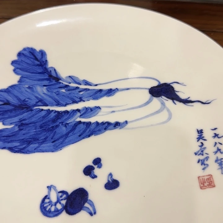 春**雨景德镇陶瓷艺术品