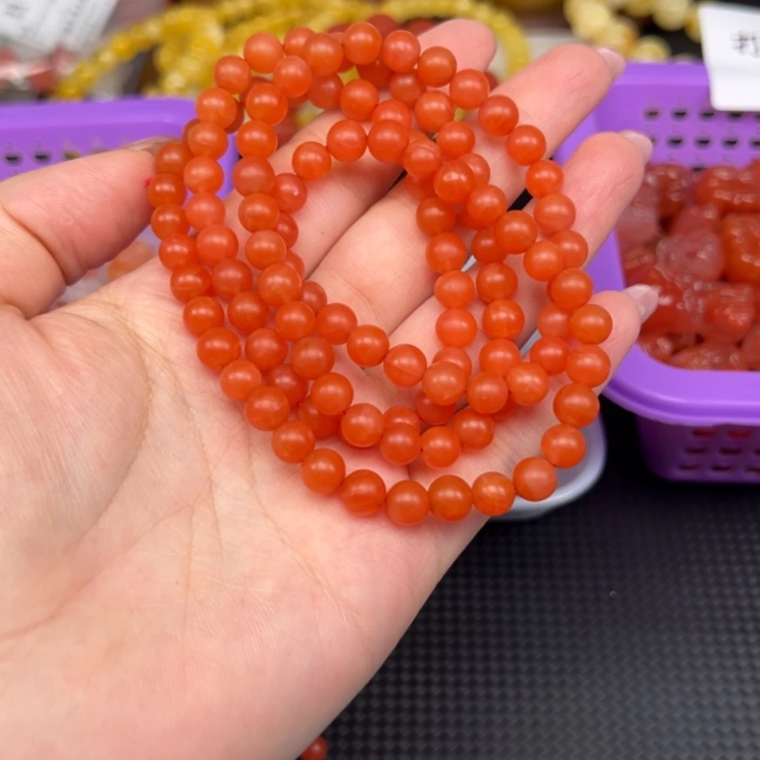 ****在南红玛瑙未镶嵌手链