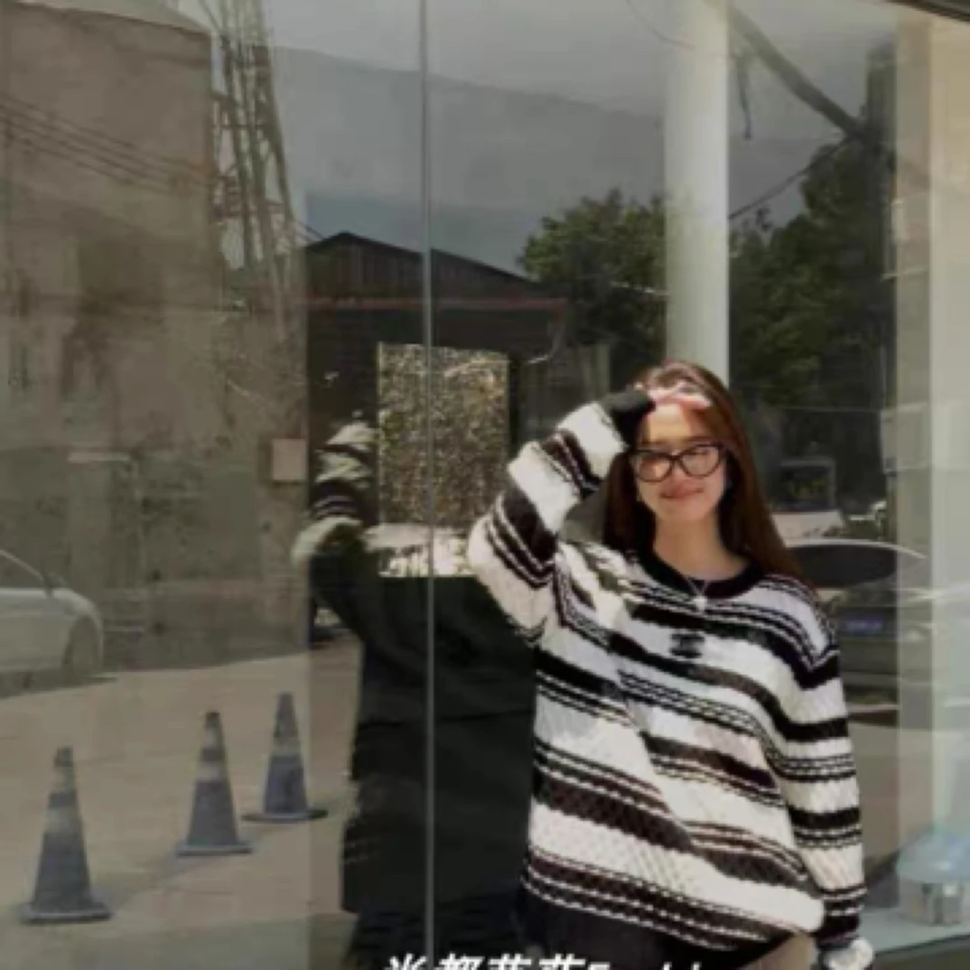 【心依阁铭品】8843小香风提花套头全毛慵懒毛衣