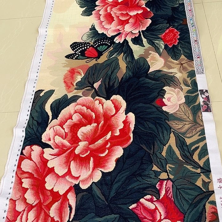 棉手工十字绣醉倾城