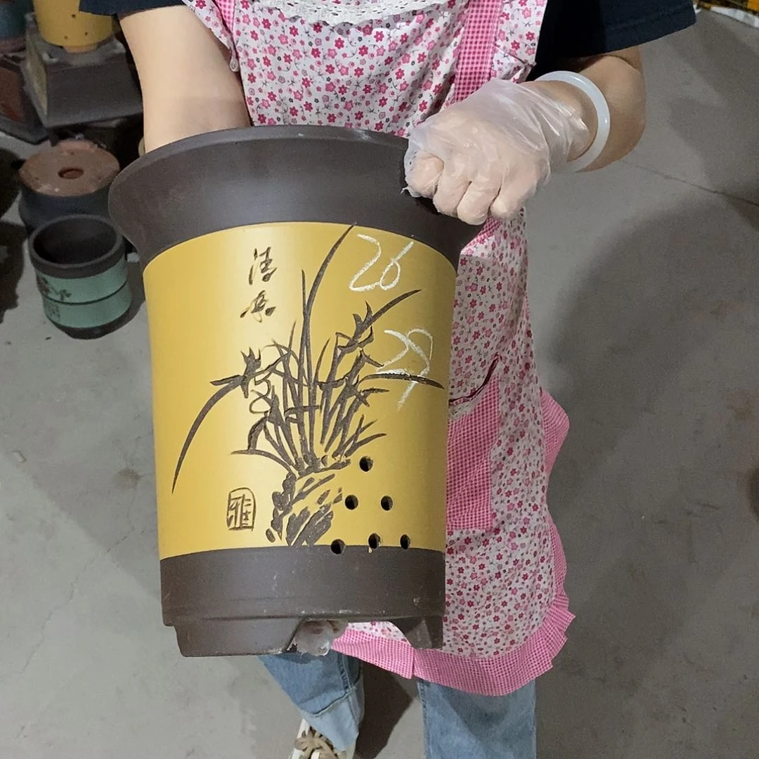 紫砂花盆紫砂花盆