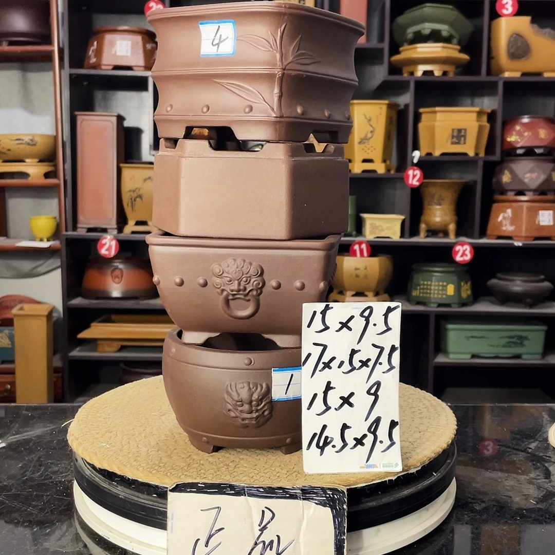 D-盆尚好紫砂花盆