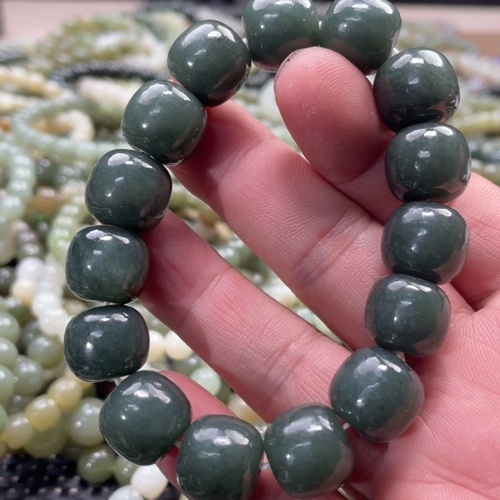 和田玉手链未镶嵌