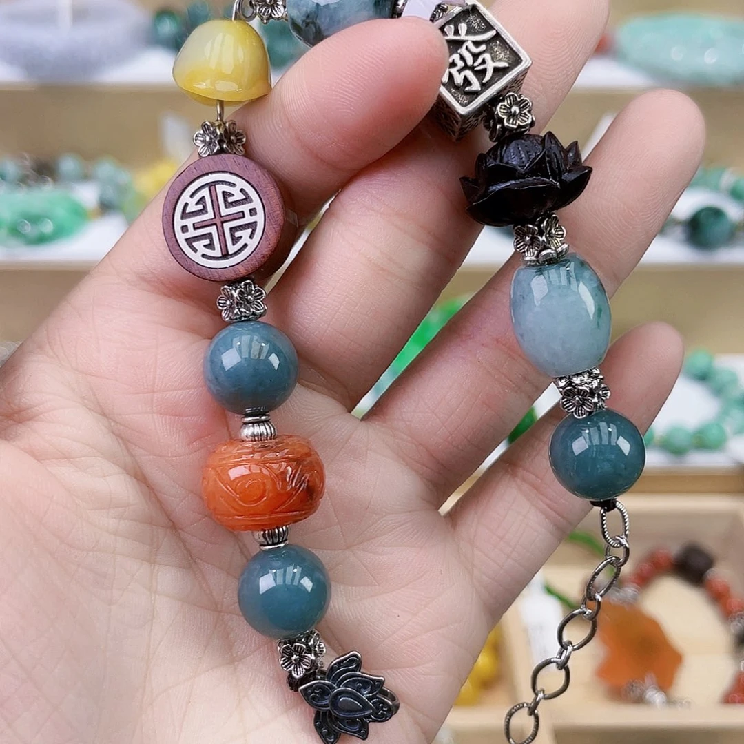 翡翠未镶嵌手链手链