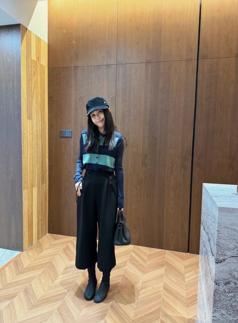 【扶光】秋季高腰醋酸透气百搭时尚休闲背带裤 YK089