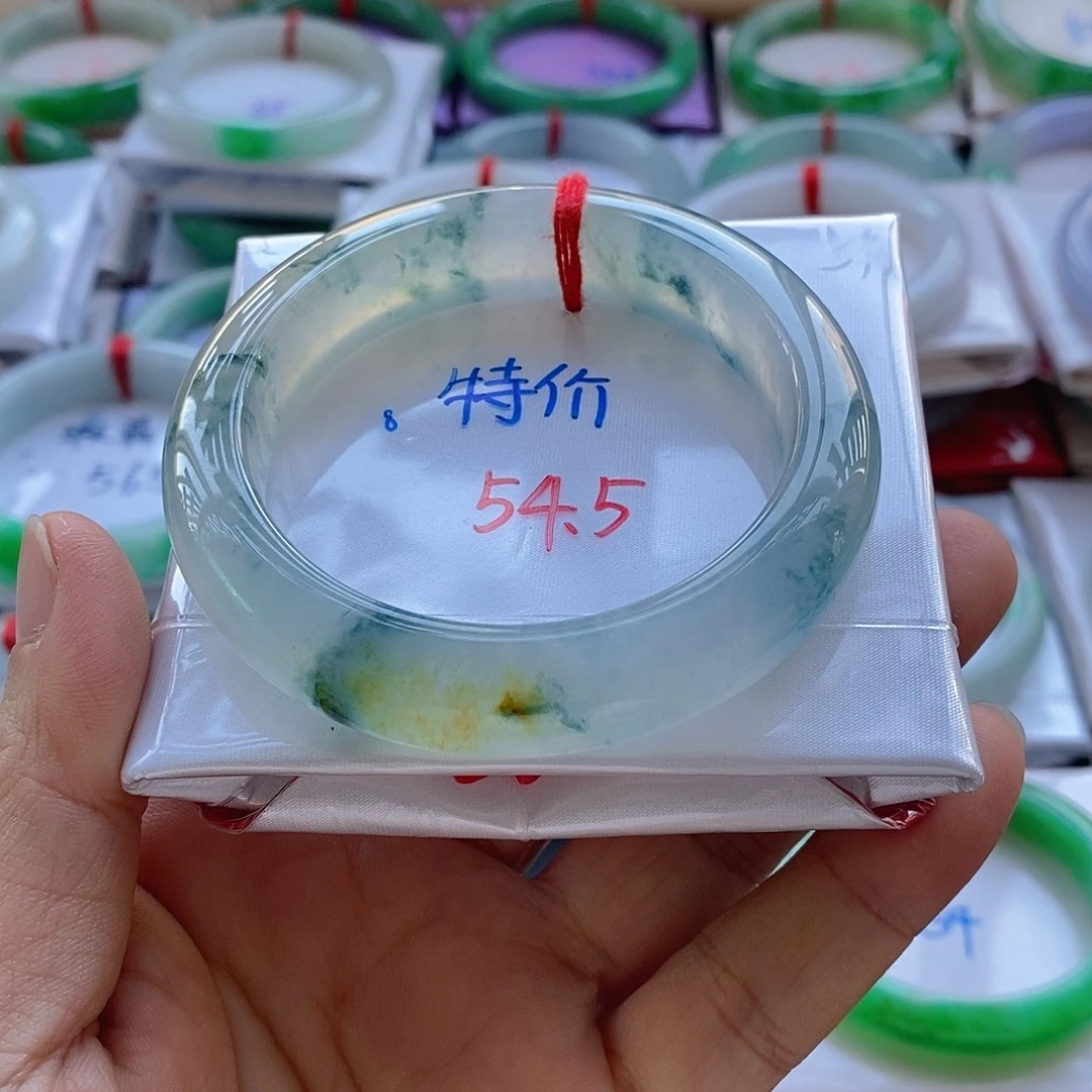 土***奈翡翠未镶嵌手镯手镯分