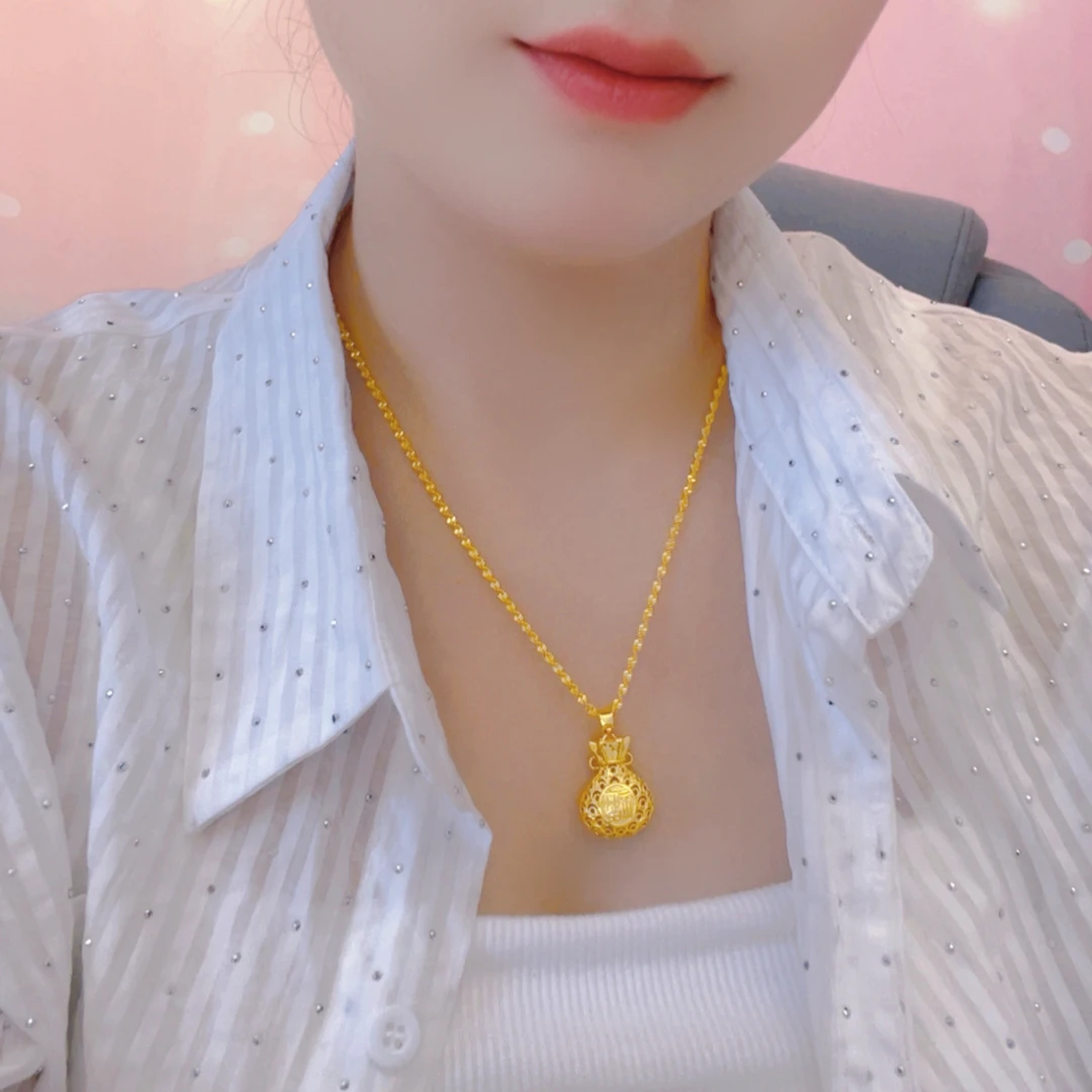 福袋镂空款项链 M扣