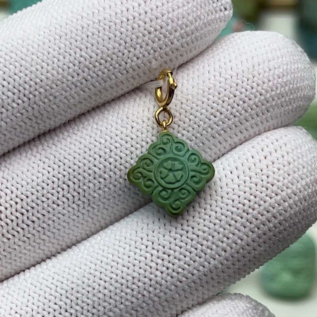 未镶嵌绿松石珠宝奇石方糖