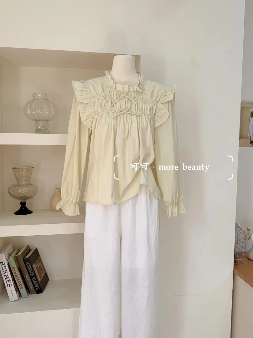 法夏尔严选可可家百搭衬衫8105