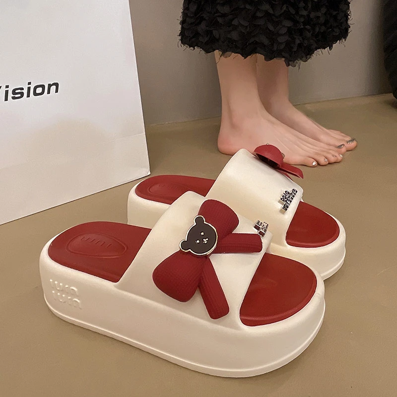 厚底凉拖鞋2025夏季新款女时尚外穿软底舒适室内外居家凉拖鞋