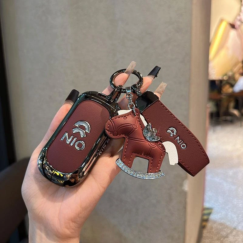 适用2025款蔚来ET9钥匙套未来新款et9新能源签名版汽车金属扣包壳