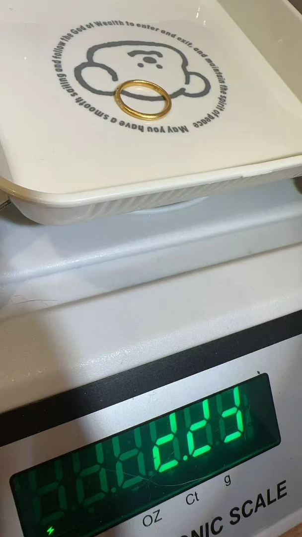 足金精品工艺戒指