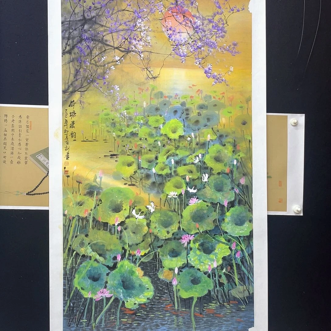 用***2国画新中式配画，全屋配画，带框