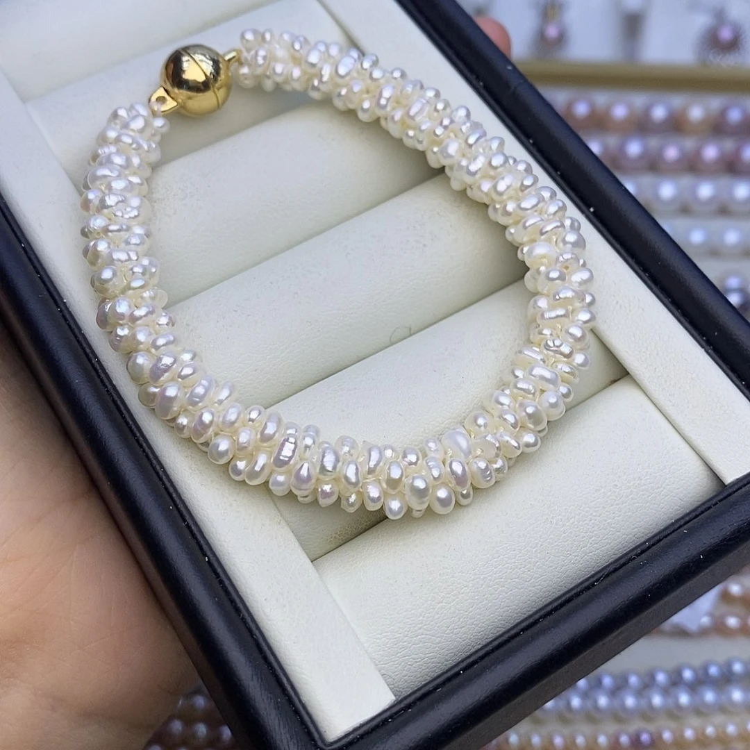 颈饰淡水珍珠未镶嵌20cm 无核